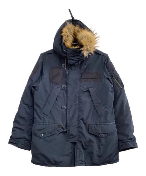 AVIREX（アヴィレックス）AVIREX (アヴィレックス) 中綿コート　N-3B ネイビー サイズ:XLの古着・服飾アイテム