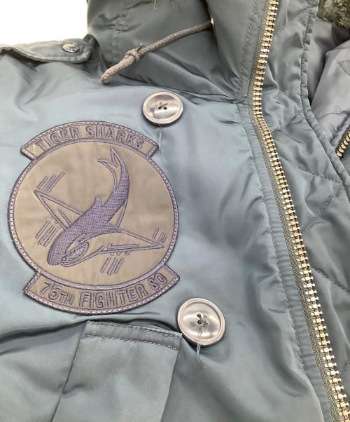 AVIREX（アヴィレックス）AVIREX (アヴィレックス) 中綿コート　N-3B ネイビー サイズ:XLの古着・服飾アイテム