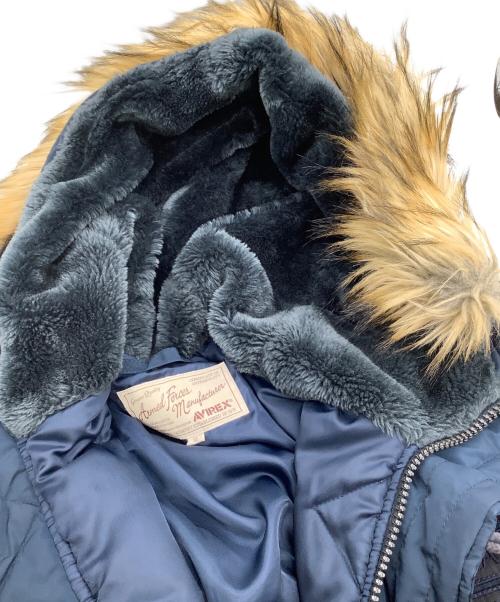 AVIREX（アヴィレックス）AVIREX (アヴィレックス) 中綿コート　N-3B ネイビー サイズ:XLの古着・服飾アイテム