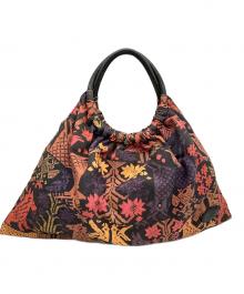 Vivienne Westwood（ヴィヴィアンウエストウッド）の古着「ハンドバッグ エスニック柄」｜オレンジ×パープル