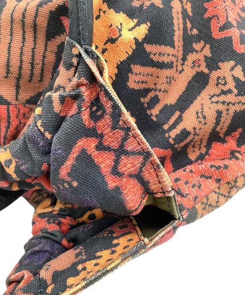 Vivienne Westwood（ヴィヴィアンウエストウッド）Vivienne Westwood (ヴィヴィアンウエストウッド) ハンドバッグ エスニック柄 オレンジ×パープルの古着・服飾アイテム