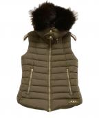 TATRASタトラス）の古着「フード付ダウンベスト」｜ダークブラウン