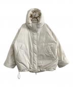 Spick and Spanスピックアンドスパン）の古着「撥水フーデッドダウンハーフコート」｜アイボリー