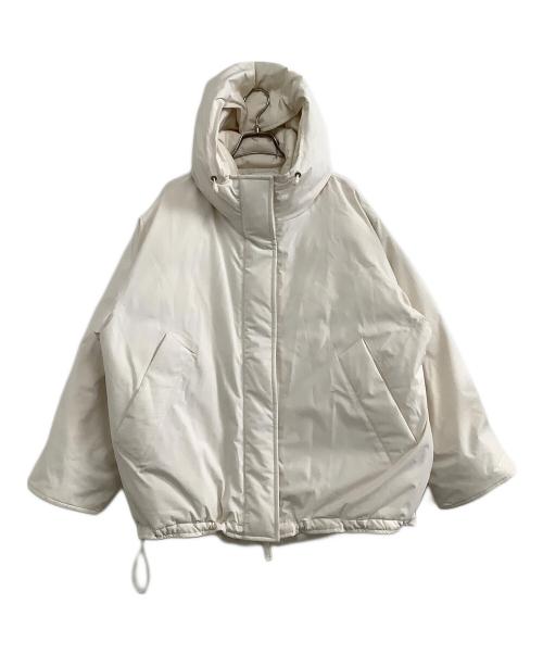 Spick and Span（スピックアンドスパン）Spick and Span (スピックアンドスパン) 撥水フーデッドダウンハーフコート アイボリー サイズ:36の古着・服飾アイテム
