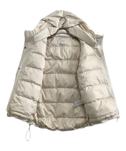Spick and Span（スピックアンドスパン）Spick and Span (スピックアンドスパン) 撥水フーデッドダウンハーフコート アイボリー サイズ:36の古着・服飾アイテム
