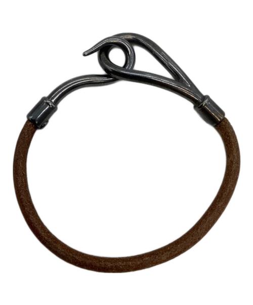 HERMES（エルメス）HERMES (エルメス) ジャンボブレスレット ブラウンの古着・服飾アイテム