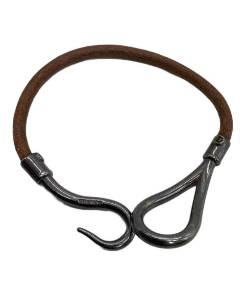 HERMES（エルメス）HERMES (エルメス) ジャンボブレスレット ブラウンの古着・服飾アイテム