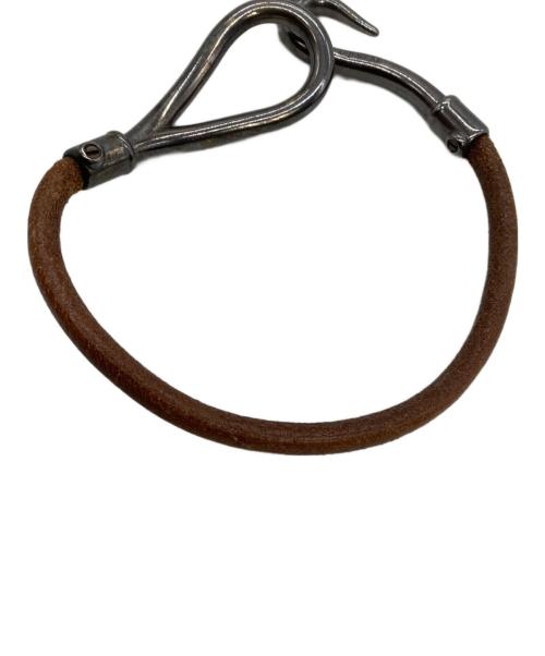 HERMES（エルメス）HERMES (エルメス) ジャンボブレスレット ブラウンの古着・服飾アイテム