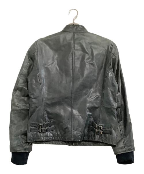 AVIREX（アヴィレックス）AVIREX (アヴィレックス) レザージャケット ブラック サイズ:Lの古着・服飾アイテム