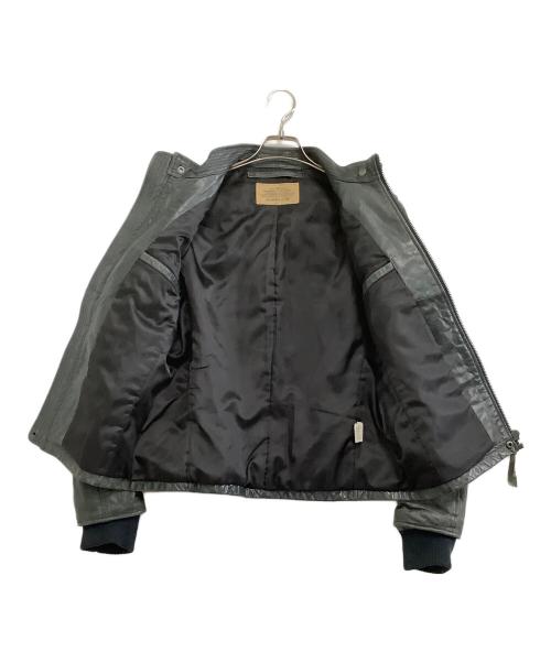 AVIREX（アヴィレックス）AVIREX (アヴィレックス) レザージャケット ブラック サイズ:Lの古着・服飾アイテム