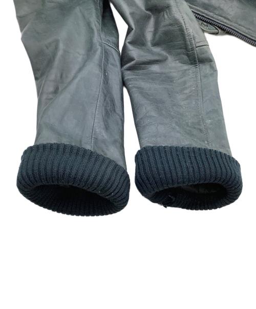 AVIREX（アヴィレックス）AVIREX (アヴィレックス) レザージャケット ブラック サイズ:Lの古着・服飾アイテム