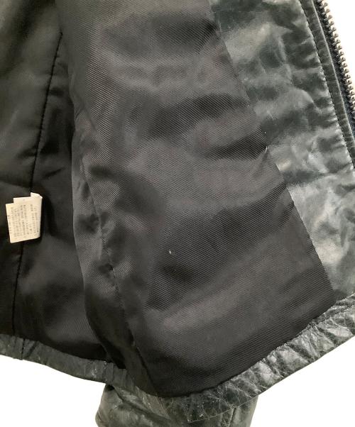 AVIREX（アヴィレックス）AVIREX (アヴィレックス) レザージャケット ブラック サイズ:Lの古着・服飾アイテム