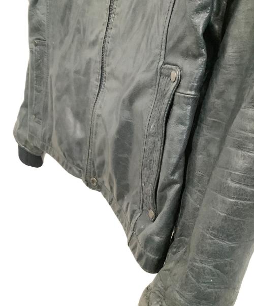 AVIREX（アヴィレックス）AVIREX (アヴィレックス) レザージャケット ブラック サイズ:Lの古着・服飾アイテム