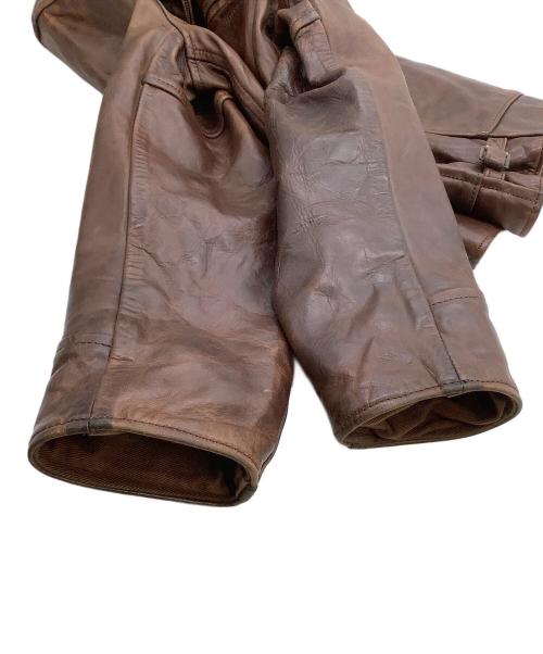 Aero LEATHER（エアロレザー）Aero LEATHER (エアロレザー) レザージャケット ブラウン サイズ:40の古着・服飾アイテム