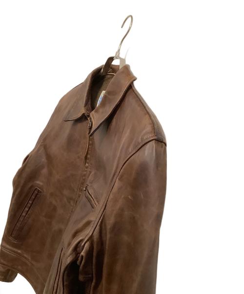 Aero LEATHER（エアロレザー）Aero LEATHER (エアロレザー) レザージャケット ブラウン サイズ:40の古着・服飾アイテム