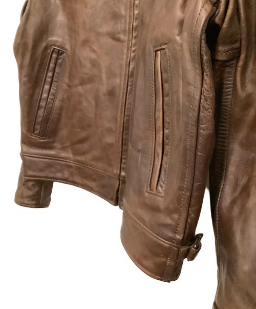 Aero LEATHER（エアロレザー）Aero LEATHER (エアロレザー) レザージャケット ブラウン サイズ:40の古着・服飾アイテム