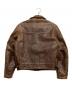 Aero LEATHER (エアロレザー) レザージャケット ブラウン サイズ:40：40000円