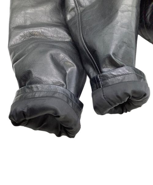 POLO RALPH LAUREN（ポロ・ラルフローレン）POLO RALPH LAUREN (ポロ・ラルフローレン) レザージャケット　90s A-2 ブラック サイズ:Lの古着・服飾アイテム