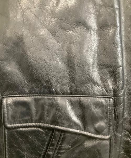 POLO RALPH LAUREN（ポロ・ラルフローレン）POLO RALPH LAUREN (ポロ・ラルフローレン) レザージャケット　90s A-2 ブラック サイズ:Lの古着・服飾アイテム