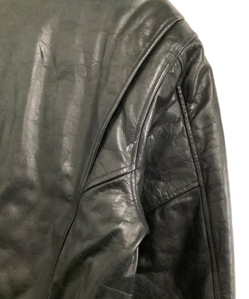 POLO RALPH LAUREN（ポロ・ラルフローレン）POLO RALPH LAUREN (ポロ・ラルフローレン) レザージャケット　90s A-2 ブラック サイズ:Lの古着・服飾アイテム