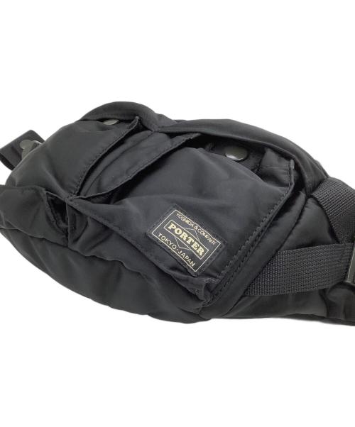 PORTER（ポーター）PORTER (ポーター) ボディバッグ タンカー FANNY PACK ブラックの古着・服飾アイテム
