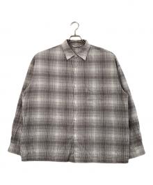 COOTIE PRODUCTIONS（クーティープロダクツ）の古着「長袖シャツ　	チェック」｜グレー