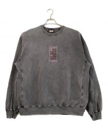 BlackEyePatch（ブラックアイパッチ）の古着「クルーネックスウェット　HANDLE WITH CARE PIGMENT DYED CREW SWEAT BLACK　」｜グレー