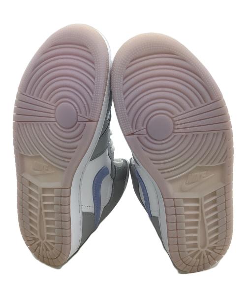 NIKE（ナイキ）NIKE (ナイキ) ミッドカットスニーカー Air Jordan 1 Mid ホワイト×グレー サイズ:27.5の古着・服飾アイテム