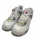 NIKE（ナイキ）の古着「ミッドカットスニーカー　AIR JORDAN4」｜ホワイト×グレー