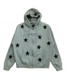 unknown（アンノウン）の古着「ジップパーカー　星柄」｜スカイブルー