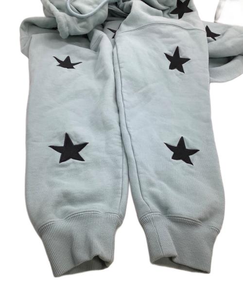 unknown（アンノウン）unknown (アンノウン) ジップパーカー　星柄 スカイブルー サイズ:Lの古着・服飾アイテム