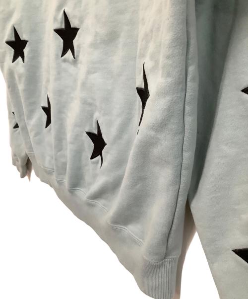 unknown（アンノウン）unknown (アンノウン) ジップパーカー　星柄 スカイブルー サイズ:Lの古着・服飾アイテム