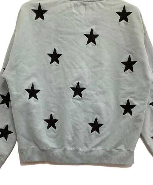 unknown（アンノウン）unknown (アンノウン) ジップパーカー　星柄 スカイブルー サイズ:Lの古着・服飾アイテム