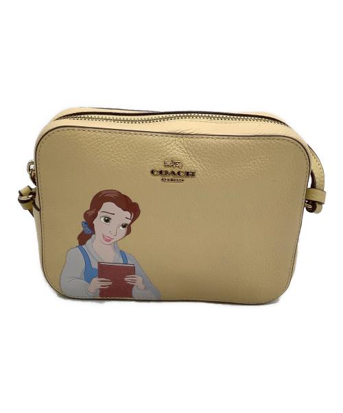 COACH（コーチ）COACH (コーチ) DISNEY (ディズニー) レザーショルダーバッグ イエローの古着・服飾アイテム