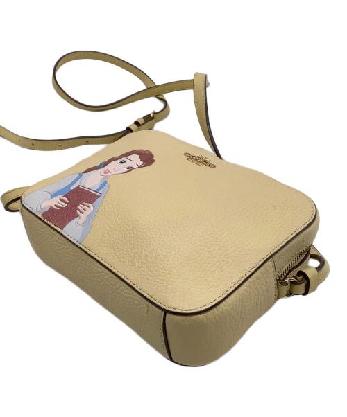 COACH（コーチ）COACH (コーチ) DISNEY (ディズニー) レザーショルダーバッグ イエローの古着・服飾アイテム