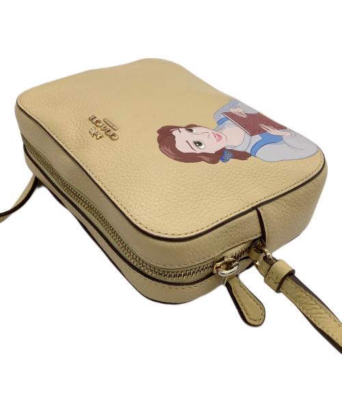 COACH（コーチ）COACH (コーチ) DISNEY (ディズニー) レザーショルダーバッグ イエローの古着・服飾アイテム