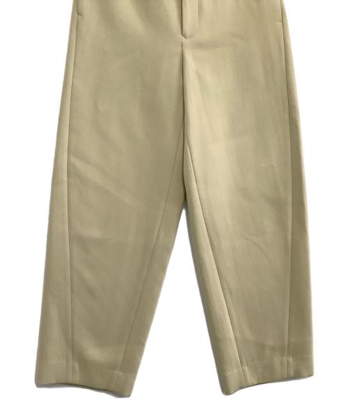 AURALEE（オーラリー）AURALEE (オーラリー) ウールパンツ　LIGHT MELTON SLACKS　24AW 黄緑 未使用品の古着・服飾アイテム