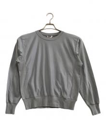 AURALEE（オーラリー）の古着「クルーネックスウェット　ELASTIC HIGH GAUGE SWEAT」｜グレー