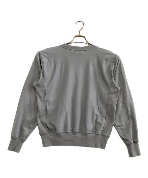 AURALEE（オーラリー）AURALEE (オーラリー) クルーネックスウェット　ELASTIC HIGH GAUGE SWEAT グレーの古着・服飾アイテム