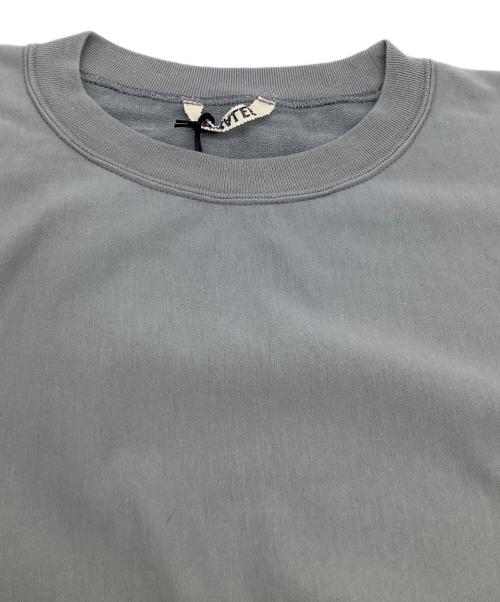 AURALEE（オーラリー）AURALEE (オーラリー) クルーネックスウェット　ELASTIC HIGH GAUGE SWEAT グレーの古着・服飾アイテム