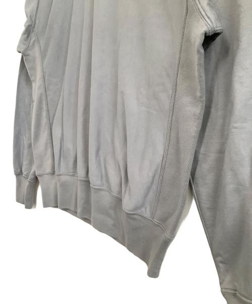 AURALEE（オーラリー）AURALEE (オーラリー) クルーネックスウェット　ELASTIC HIGH GAUGE SWEAT グレーの古着・服飾アイテム