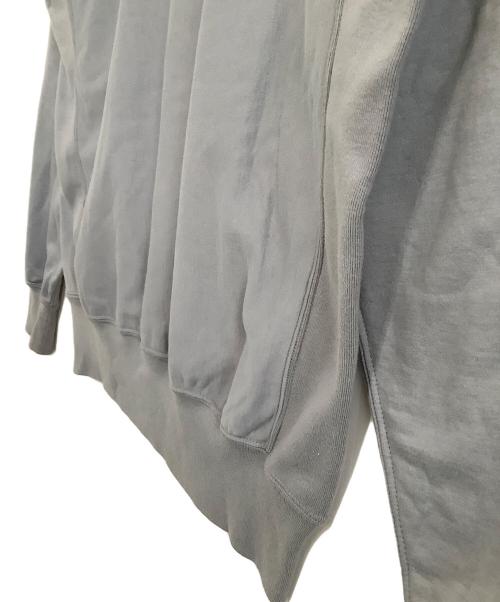 AURALEE（オーラリー）AURALEE (オーラリー) クルーネックスウェット　ELASTIC HIGH GAUGE SWEAT グレーの古着・服飾アイテム