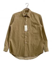 KAPTAIN SUNSHINE（キャプテンサンシャイン）の古着「長袖シャツ　Corduroy Regular Collared Shirt　25年モデル」｜オリーブ