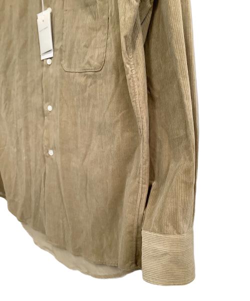 KAPTAIN SUNSHINE（キャプテンサンシャイン）KAPTAIN SUNSHINE (キャプテンサンシャイン) 長袖シャツ　Corduroy Regular Collared Shirt　25年モデル オリーブ サイズ:３ 未使用品の古着・服飾アイテム