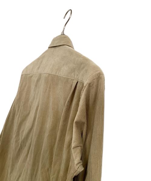 KAPTAIN SUNSHINE（キャプテンサンシャイン）KAPTAIN SUNSHINE (キャプテンサンシャイン) 長袖シャツ　Corduroy Regular Collared Shirt　25年モデル オリーブ サイズ:３ 未使用品の古着・服飾アイテム