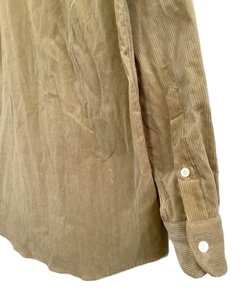 KAPTAIN SUNSHINE（キャプテンサンシャイン）KAPTAIN SUNSHINE (キャプテンサンシャイン) 長袖シャツ　Corduroy Regular Collared Shirt　25年モデル オリーブ サイズ:３ 未使用品の古着・服飾アイテム