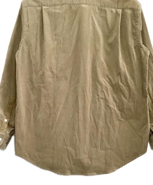 KAPTAIN SUNSHINE（キャプテンサンシャイン）KAPTAIN SUNSHINE (キャプテンサンシャイン) 長袖シャツ　Corduroy Regular Collared Shirt　25年モデル オリーブ サイズ:３ 未使用品の古着・服飾アイテム