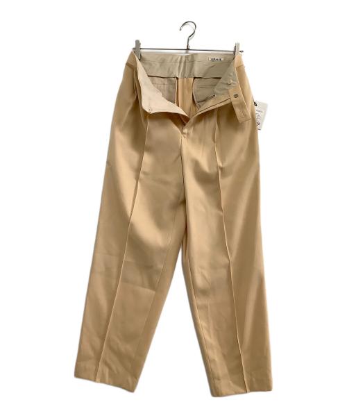 AURALEE（オーラリー）AURALEE (オーラリー) スラックス　LIGHT WOOL MAX GABARDINE SLACKS ベージュ サイズ:2 未使用品の古着・服飾アイテム