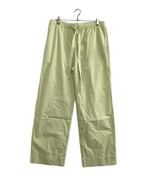 AURALEE（オーラリー）AURALEE (オーラリー) TEKLA (テクラ) パンツ　COTTON POPLIN ー PYJAMAS PANTS グリーングレー サイズ:XLの古着・服飾アイテム
