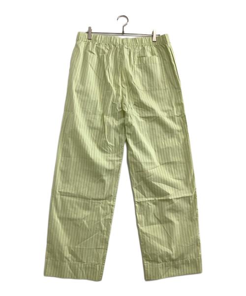 AURALEE（オーラリー）AURALEE (オーラリー) TEKLA (テクラ) パンツ　COTTON POPLIN ー PYJAMAS PANTS グリーングレー サイズ:XLの古着・服飾アイテム